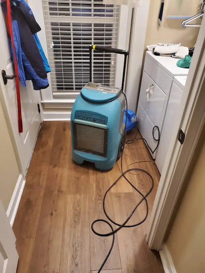 Commercial dehumidifier deployed for Flood Damage Cleanup in Leominster