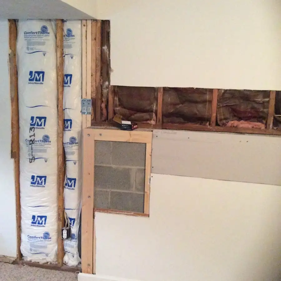 Wall insulation replacement during Structural Drying in Leominster
